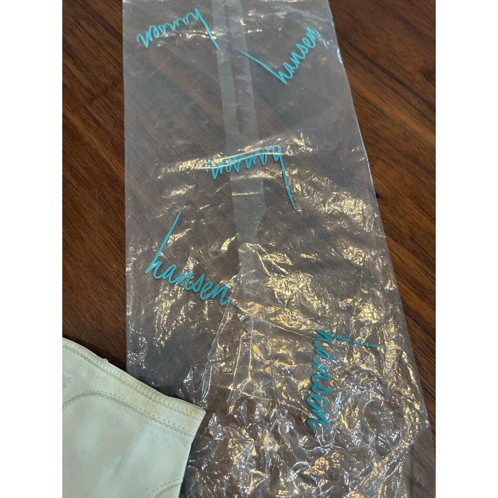 Vintage women gloves Hensen Kayser size 6.5  black white packaged classic - Picture 10 of 11